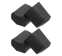 JOINPAYA Protector Antideslizante para Pies de Escalera de Goma Negra 4 Unidades, Fácil Instalación y Compatible Escaleras Versátiles para Uso Seguro Hogar