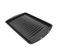 JOINPAYA Sartén para Parrilla Antiadherente de Hierro, Gran Superficie | Marcas de Parrilla y Liberación Fácil, Cocción Uniforme, para Pollo y Marisco en Barbacoa o Cocina