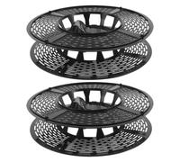 jojofuny 2 Piezas Carrete Enrollador de Cuerda para Luces Navideñas Negro de Plástico, Portátil y Compatible para Decoración de Fiestas y Almacenamiento Organizado
