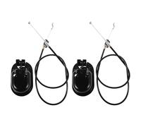 jojofuny 2 Piezas Tirador de Piezas de Sillón Reclinable de Aleación Negra con Cable de Tracción de 91cm para Restaurar Función y Mejorar Seguridad en Sillones Reclinables
