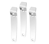 jojofuny 3 piezas Abridor de Botellas Mini de Acero Inoxidable para Vial y Bebidas, Herramienta Portátil para Exteriores y Picnics