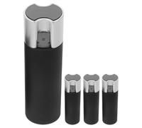 jojofuny 4 Piezas Tirador para Negro de Hierro y Plástico Persianas | Accesorio de Repuesto para Ventana, Instalación Fácil, Cómoda, Protección y Efecto Cortaviento