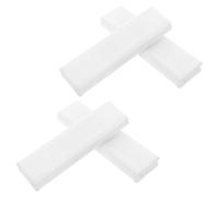 jojofuny 4 Piezas Tirador para Persianas de Plástico Blanco Ranura Inferior | Control Cómodo de Apertura y Cierre, Agarre Antideslizante, Instalación Sencilla, para Persianas Enrollables y Verticales