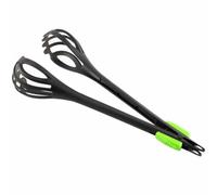 jojofuny Batidor de Huevos Manual Fácil de Usar de Nailon Pinza para Alimentos, Herramienta Multifuncional para Mezclar y Sujetar Color Aleatorio en Cocina y Repostería