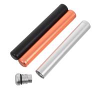 jojofuny Caja de ahorro de dinero de aleación de aluminio, 3 unidades, con diseño oculto discreto, portátil para viajes y bolsillo, superficie elegante y lisa