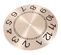 jojofuny Esfera de Reloj Redonda de Aluminio para Reparación DIY Movimiento de Reloj de Repuesto, Diseño Minimalista y Funcional para Relojes de Pared Modernos