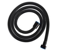 jojofuny Manguera De Ducha De Acero Inoxidable, Manguera De Baño Negra, Resistente a Altas Temperaturas, Flexible, 1.5 Metros, Accesorios Para Ducha Doméstica