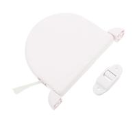 jojofuny Mecanismo Enrollador para Dormitorios y Comedores con Correa Antibreak de 14mm, Plástico Blanco, Suave y Sistema Integrado de Recogedor de Polvo para Persianas