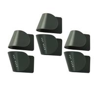 jojofuny Soporte para Tapa de Olla y Tabla de Cortar de Pared para Organización de Cocina Ajuste Libre de Espacio 3 Pares, Diseño Montado sin Perforación, Material Abs