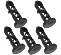 jojofuny Tapones para Tapas de Contenedores, Set de 5 Pestillos Bisagra para Cubos de Basura de Plástico, Aptos para Cubos de Basura Exteriores de 240 L