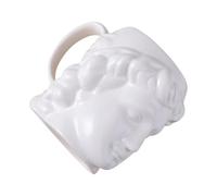 jojofuny Taza de Cerámica Artística Escultura Romana 3d, Capacidad 600ml, Asa Cómoda y Borde Liso Adecuado para Cafetería y Bar de Libros
