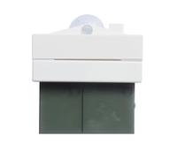 jojofuny Termómetro Digital para Interiores y Exteriores con Pantalla Lcd Grande y Ventosa, Medidor de Temperatura y Humedad de Plástico Compacto para Uso en Hogar y Jardín