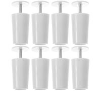 jojofuny Topes para Reparación de Enrollables 8 Plástico en Blanco Persianas para Superficie Lisa y Aleación de Aluminio Resistentes Mantenimiento de Estores Ventanas