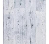 JOLIHOME Papel Pintado Autoadhesivo con Efecto de Panel de Madera 44,5x500cm Papel de Contacto Removible Despegar y Pegar Rollo de Plástico Adhesivo Blanco y Azul para Pared Puerta de Muebles
