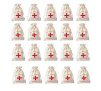 Jolsaawie 20 Piezas Bolsa para Recuerdos de Boda, Kit de Resaca, Bolsas para Regalo de Invitados, Bolsas de y AlgodóN de Roja, Festival, Evento, Fiesta