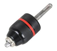 Jolsaawie Adaptador de portabrocas SDS de 3 mandíbulas para martillos SDS-Plus, portabrocas sin llave de 3 mandíbulas de 1/2 pulgada con SDS-Plus