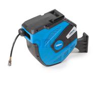 JOMAFA - Carrete de Manguera Aire Comprimido 20 m + 2 m Conector de 1/4" Soporte Pared 180° 9,5 x 15,5 mm 300 Psi - 1404