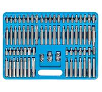 JOMAFA - JUEGO DE PUNTAS COMBINADAS ALLEN HEXAGONALES, TORX Y XZN SPLINE, 75 PIEZAS