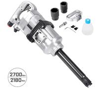JOMAFA - Pistola de Impacto Neumática 2700 NM Afloje / 2180 Nm apriete, 4200RPM, Taladro de Impacto Manual, Ideal para Camiones, tractores, maquinaria industrial, Neumáticos y Equipo Pesado - 1120