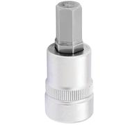 JOMAFA Vaso con punta ALLEN HEXAGONAL de 1/4" acero CRV, medidas a elegir de 3 a 8 mm | Puntas individuales para llave con cuadrado 1/4" taller, bricolaje (7mm)