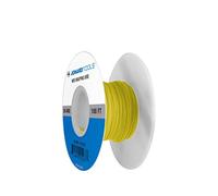 Jonard herramientas r26y-0100 Kynar aislado alambre de cobre bañado en plata, 26 AWG Tamaño, 0,027 "Diámetro de aislamiento, 100 de longitud, amarillo