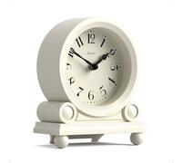 JONES CLOCKS® Maida Vale Reloj de repisa | Reloj de Escritorio Tradicional pequeño | Crema pálida | Bonito y Encantador, Ideal para la repisa, la estantería o la mesilla de Noche