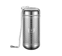 Jooehyer Tetera con Filtro de Té con Textura de Panal de Acero Inoxidable 316 para Preparar Té, Compartimento para Té y Separación de Agua L