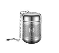 Jooehyer Tetera con Filtro de Té de Acero Inoxidable 316 con Textura de Panal para Preparar Té, Compartimento para Té y Separación de Agua S