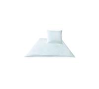 JOOP Ropa de cama de satén Cornflower 2x 70x90cm/200x200cm Blanco blanco
