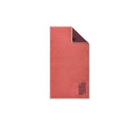 JOOP Toalla de ducha 80x150cm BARS DOUBLEFACE Siena rojo