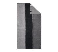 JOOP! Toalla de ducha 'Lines' gris oscuro / negro One Size gris oscuro / negro