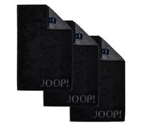 JOOP! Toalla 'Doubleface' gris oscuro / negro One Size EUR