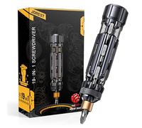 JOREST 19 en 1 Herramienta Multifunción Juego de Destornilladores con Torx, Regalos de Cumpleaños Navidad Gadgets para Hombres Papá Él, Kit de Bolsillo Magnético de Herramientas de Reparación