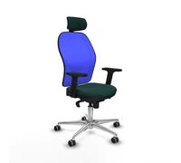 Jorquera sincro malla azul similpiel verde botella brazos 2d base alum