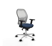 Jorquera sincro malla blanca similpiel azul marino brazos 2d base alum