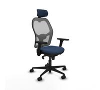 Jorquera sincro malla gris similpiel azul marino brazos 3d base nailon