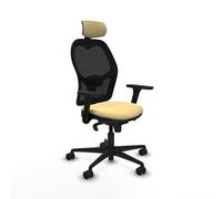Jorquera sincro malla negra similpiel crema brazos 3d base nailon cabe