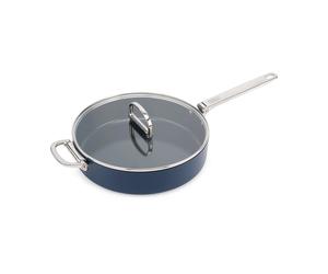 Joseph Joseph Cacerola antiadherente con tapa Space Ø28 cm Azul