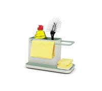 Joseph Joseph Organizador fregadero Caddy soporte esponjas y colgador para paños - Piedra/Salvia
