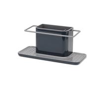 Joseph Joseph Caddy Porta Estropajo Grande, organizador para fregadero, drenaje eficiente, gris oscuro.