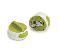 Joseph Joseph Abrelatas Can-Do compacto con empuñadura automática Blanco/Verde Pequeño