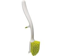 Joseph Joseph Cepillo para fregar Edge – diseño compacto, cabezal antiarañazos – verde