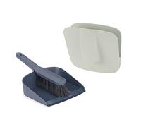 Joseph Joseph CleanStore Juego de Cepillo y Recojedor, Almacenamiento en la Pared Cerrado, para Barrer en Interior, Borde de Goma, Cerdas Suaves