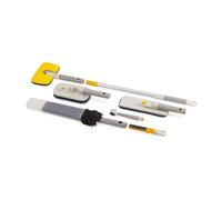 Joseph Joseph CleanTech Set de 5 Cepillos para Limpieza Profunda con Mango Extensible Telescópico Ajustable para Cristales, Azulejos, Lechada