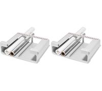 Joseph Joseph CupboardStore Organizador Bajo Estante Cocina para Papel de Aluminio, Papel Film, y Bolsas, Ahorra Espacio, Plástico Reciclado (Paquete de 2)