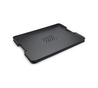 Joseph Joseph Tabla de cortar Cut & Carve Plus – Multifunción, antideslizante – Negra, Grande
