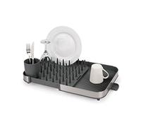 Joseph Joseph Escurreplatos Duo extensible sobre fregadero, acero inoxidable, gris