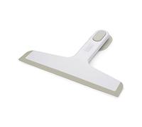 Joseph Joseph Duo Limpia Cristales para Ducha, Rasqueta limpiacristales con Colgador Ventosa de Pared sin taladrar, Blanco
