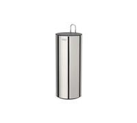 Joseph Joseph EasyStore Luxe Portarrollos Papel Higiénico, Acero Inoxidable, Almacenamiento con Tapa, Soporte para hasta 3 Rollos