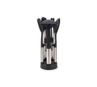 Joseph Joseph Elevate Utensilios de Cocina de Silicona, 5 Piezas, Accesorios, Antiadherentes, Resistentes al Calor, Mango en Acero Inoxidable, con Soporte